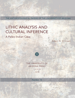 Cover of Lithic Analysis and Cultural Inference: A Paleo-Indian Case